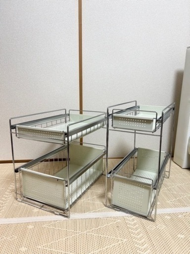 家具 収納家具 スチールラック (3点セット)