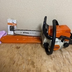 スチール チェーンソー MS170C長期倉庫保管の為ジャンク品扱い