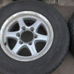 アルミホイール 15×6.5JJ ET25?215/70R15 ハブ108 59