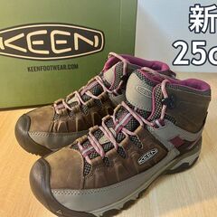 新品　KEEN スニーカー レディース 25cm トレッキングシ...