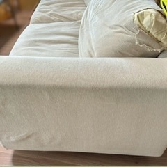 【より値引しました！】無印良品・3シーター・フェザー・ポケットコイル・ソファ 