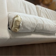 【より値引しました！】無印良品・3シーター・フェザー・ポケットコイル・ソファ 