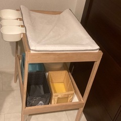 IKEA　赤ちゃんケア用　おむつ台セット　