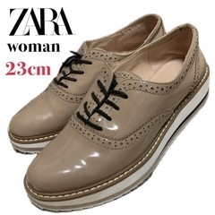 ZARA WOMAN エナメル シューズ ローファー