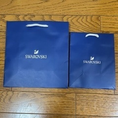 【スワロフスキー】 ブランド紙袋ショップ袋ショッパーギフト　2枚セット