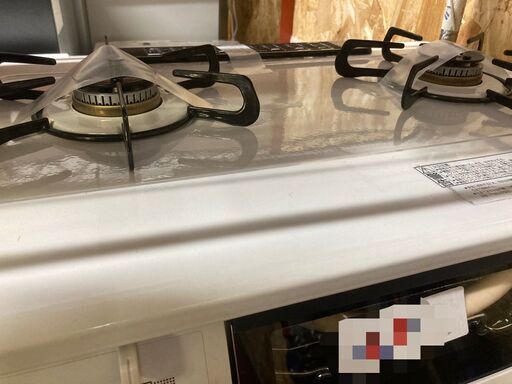 ☆中古￥13,800！Paloma 2口ガスコンロ 家電 2021年製 PA-370WHA-R型 2021