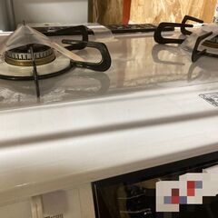 ☆中古￥13,800！Paloma　2口ガスコンロ　家電　2021年製　PA-370WHA-R型　2021年製　都市ガス用　【BE157】