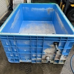 大型水槽 ジャンボボックス？ 改造済 1000L