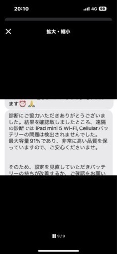 iPad mini5 256GBセルラーモデル