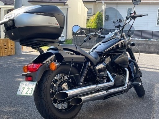 シャドウファントム　750 　車検R6.10　 ノーマルマフラー＆バックレスト有　美車　21,000km　トップボックス＆ベースは別売