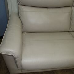 R060 Violino ヴァイオリーノ 総本革 2.5ソファ、幅180cm Used