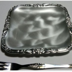 銀メッキデザート皿
セット　未使用品