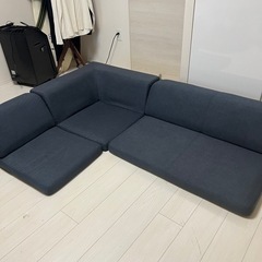 【美品】家具 3~4人用ソファ L字ソファ