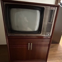 家電 テレビ ブラウン管テレビ