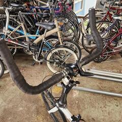 折りたたみ自転車　２０インチ　フレーム　アルミ　2x8変速　サドル　新品　白　配達可能