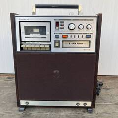 日立 カセット/８トラックテーププレーヤー TRQ-80K（ジャンク）