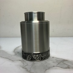 2405-910 SELWIN PEWTER 錫製 茶筒 中古美品
