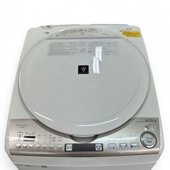 SHARP 電気洗濯乾燥機 8kg 2020年製 ES-TX8EKS 洗濯機