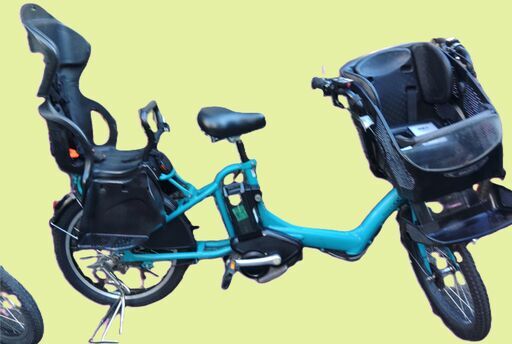 e223️土日もお子様と土足のままいろいろなタイプの電動自転車のご試乗可能です  ️電動自転車・リサイクル専門店　　ご試乗をしてから、ご購入できます。  ２０インチ、チャイルドシート、２人乗り、３人乗り、１人乗り電動自転車  バカ良心的な電動自転車屋１００日間・安心の無料点検・️無料交換保証サービス付き  後ろチャイルドシートを大きめのかごに変更のオプション無料です。  バッテリーは新品の９０％以上の性能です。  １回の充電で