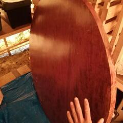 欅　一枚板　特大　丸テーブル　天板 欅 一枚板 特大 丸テーブル 天板
