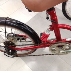 ☆ジモティ割あり☆ 自転車 20インチ アカ クリーニング済み TC455