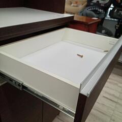☆【土井インテリヤ】レンジボード 食器棚 家具 キッチン収納 幅117cm 