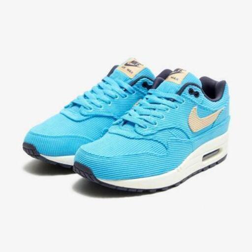 NIKE ナイキ エア マックス 1 プレミアム シューズ 新品未使用 箱タグ付き ブルー 希少
