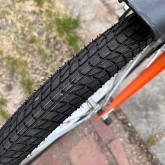 オレンジ 新古品 未使用 保管品 自転車 折りたたみ自転車 シマノ