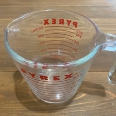 パイレックス　計量カップ　500　ガラス