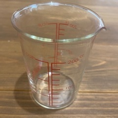 パイレックス　計量カップ　200　ガラス