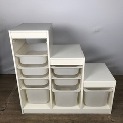 64 IKEA イケア  TROFAST トロファスト 3列 引...