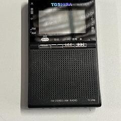 東芝　TOSHIBA　FM/AMラジオ　TY-SPR8 本体のみ