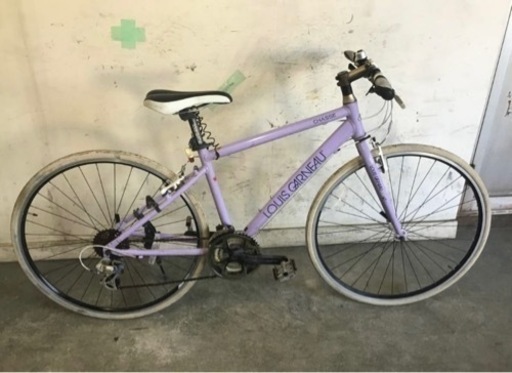 356□岐阜発　△LOUIS GARNEAU/ルイガノ/クロスバイク/CHASSE/420サイズ/3×8段変速/走行確認/グリップ汚れ多め/現状品　R5.9/25□a