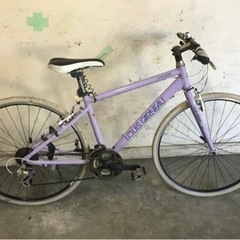 356□岐阜発　△LOUIS GARNEAU/ルイガノ/クロスバイク/CHASSE/420サイズ/3×8段変速/走行確認/グリップ汚れ多め/現状品　R5.9/25□a