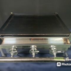 ★IKK 卓上グリドル (プレスグリドル) YS450 都市ガス用 鉄板厚み7mm 業務用 グリドル★