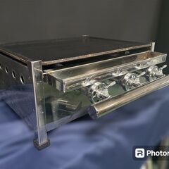 ★IKK 卓上グリドル (プレスグリドル) YS450 都市ガス用 鉄板厚み7mm 業務用 グリドル★