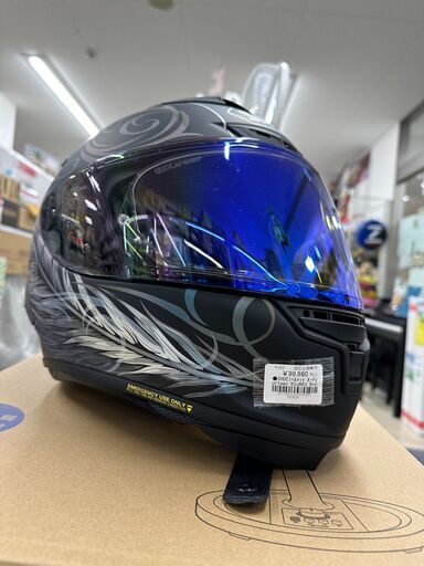 ジモティ来店特価!!　バイク用フルフェイス　SHOEI　B+COM付き　J-0594