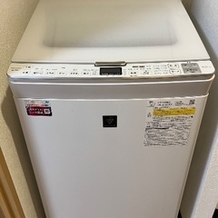 【ネット決済】SHARP（2021年製）乾燥機能付き洗濯機