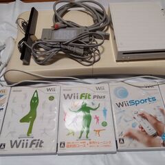 中古　Wii fit バランスボード　ソフト5本