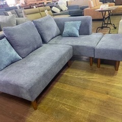 カウチソファー ブルー イタリアンデザイン新品
