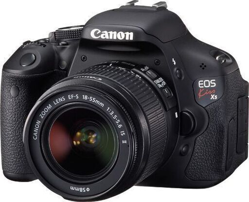 決まりました！Ｃanon一眼レフ・ＥＯＳーＫｉｓｓ5　ブラックボデー！Ｗズームセット・付属品完備です。