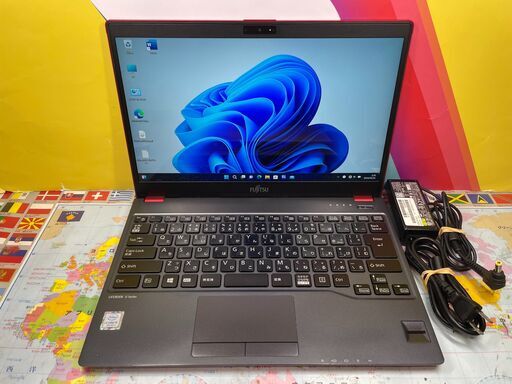 JC03341　富士通 ノートPC　LIFEBOOK U938/S タッチ液晶 13.3型良品　Windows11　Office付け