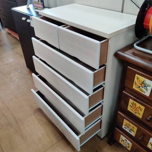 VIP価格☆【タンス、衣類収納】【愛品倶楽部柏店】サンコウ 5段6杯