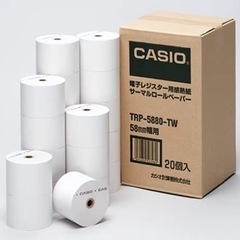 カシオ　電子レジスター用感熱紙サーマルロールペーパー

