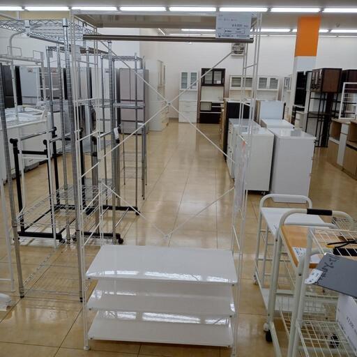 ★ジモティ割あり★ 無印良品 ラック ホワイト H175.5.×D39.5×W84 クリーニング済み OJ4449