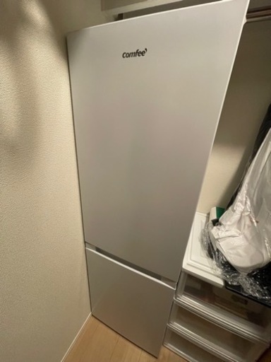 【商談中】COMFEE' 冷蔵庫 173L 2ドア 右開き ホワイト RCB179WH(E) 冷凍室自動霜取り