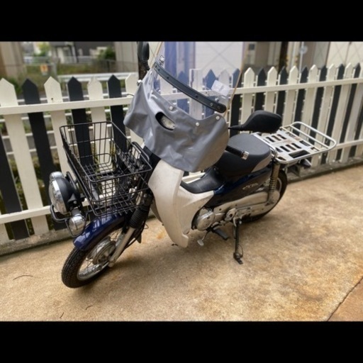 HONDA ホンダ スーパーカブAA04 50cc セル・キック エンジン始動 4スト インジェクション 4速 シールド付き 実働 現状