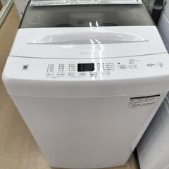 ★ジモティー割有★　ハイセンス　４．５K洗濯機　JW-U45A　...
