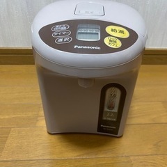 2019年製🍀パナソニック 電気ポット 2.2リットル 真空断熱 省エネ保温 お好み温度調節 給湯量(2段階+コーヒー用) ベージュ NC-BJ224-C(0522c)