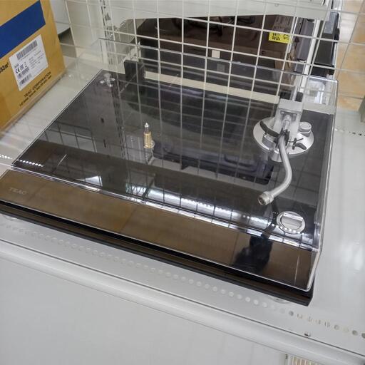 ★ジモティ割あり★  ベルトドライブターンテーブル　ピアノブラック ブラック H12×D32.5×W42 クリーニング済み OJ4451